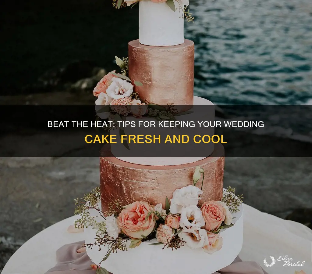 how to keep wedding cake cool in heat