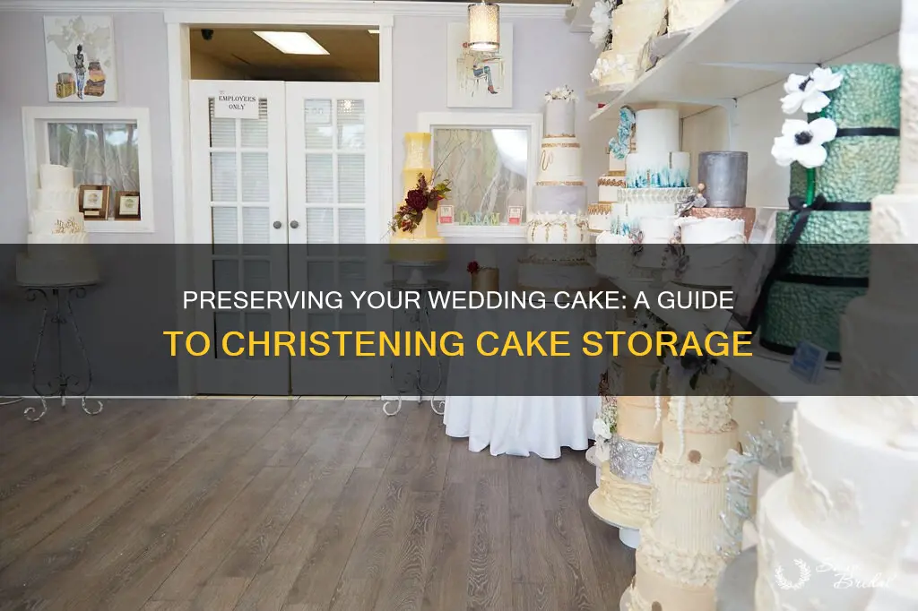 how to keep wedding cake for christening