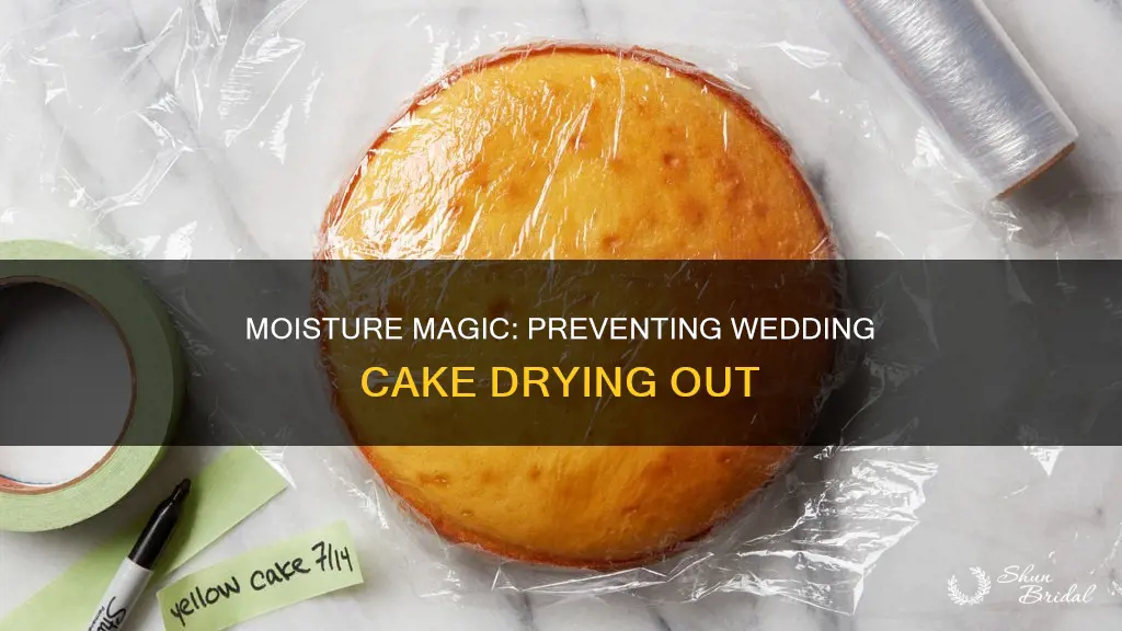 how to keep wedding cake from drying out