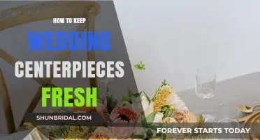 Fresh Wedding Centerpieces: Tips to Keep Flowers Blooming All Day