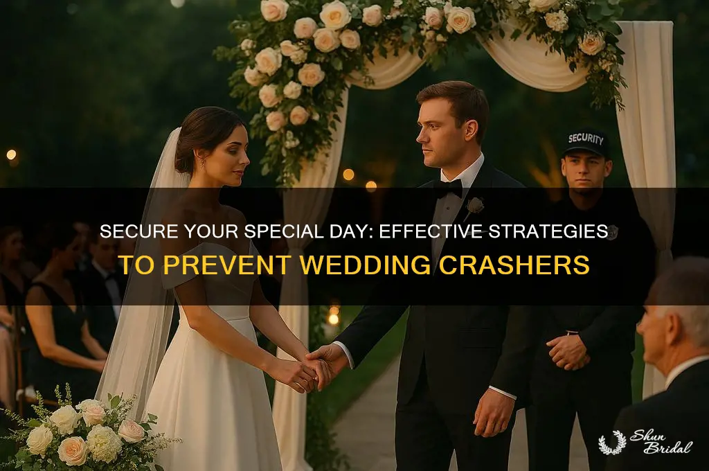 how to keep wedding crashers out