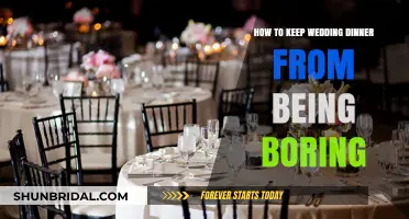 Spice Up Your Wedding Dinner: Creative Tips to Avoid Boredom