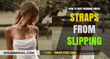 Preventing Wedding Dress Strap Slips: A Simple Guide
