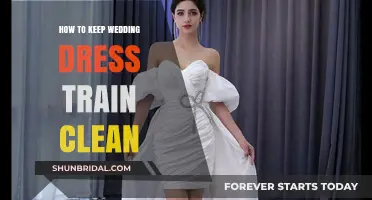 Keep Your Wedding Dress Train Clean and Spotless