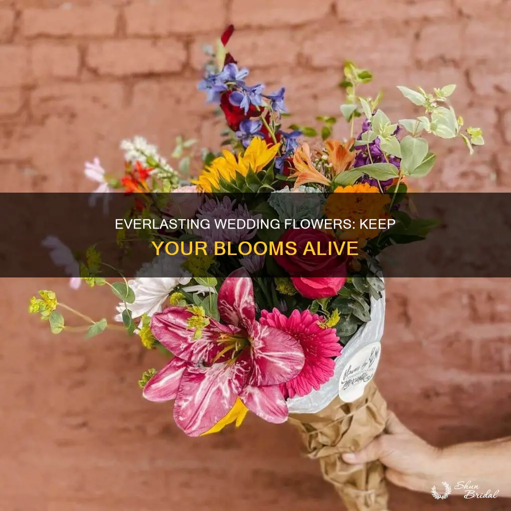 how to keep wedding flowers alive at home