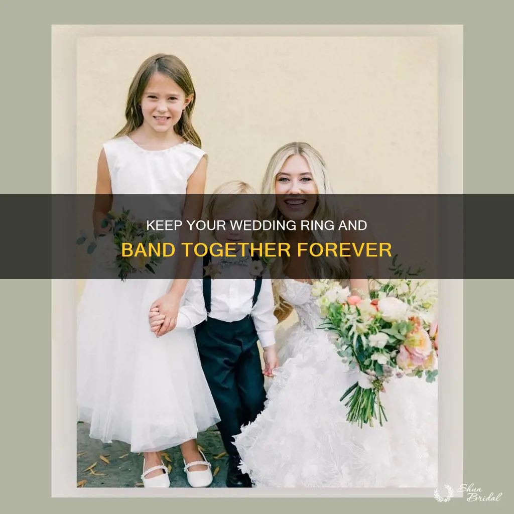 how to keep wedding ring and band together
