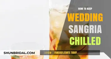 Chill Your Wedding Sangria: Simple Tips for Perfectly Cool Drinks