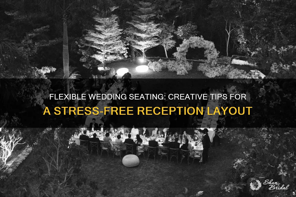 how to keep wedding seating flexible