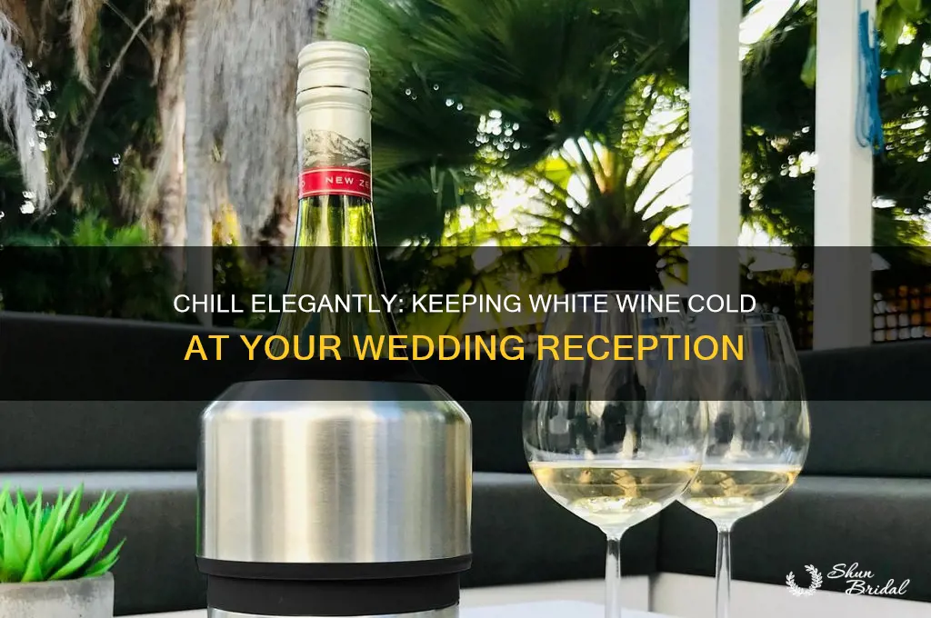 how to keep white wine cold on wedding table