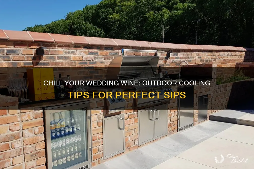 how to keep wine cool at an outdoor wedding