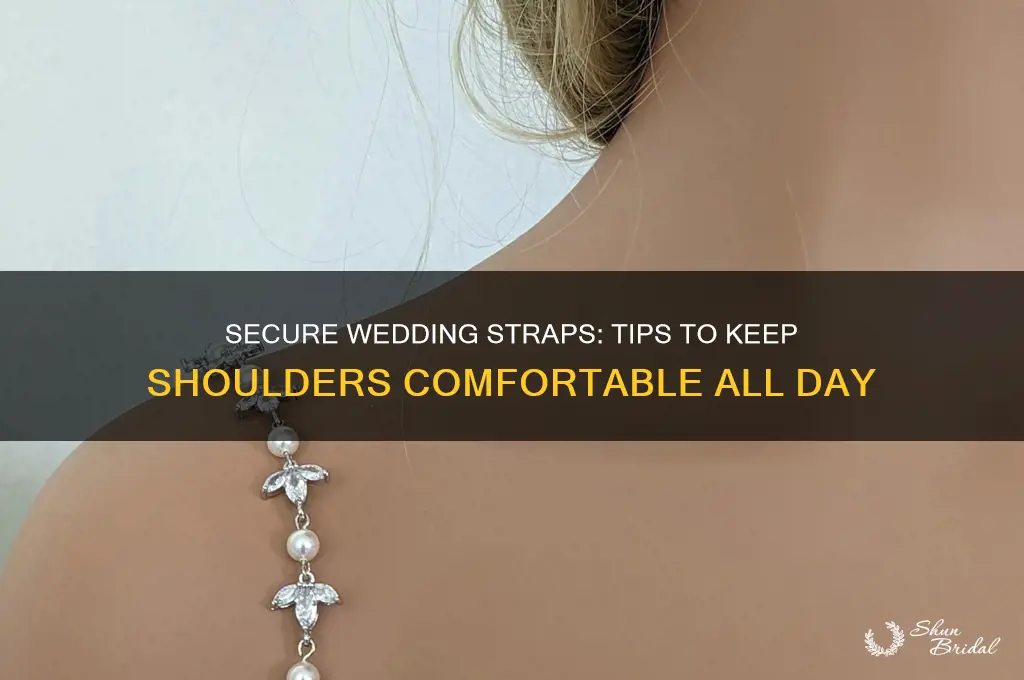 how to keep your straps on your shouders during wedding
