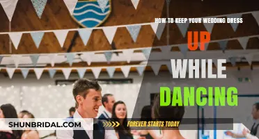 Keep Your Wedding Dress Up While Dancing: Tips and Tricks