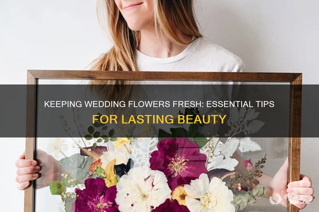 how to keepflower fresh for a wedding