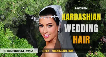 Glamorous Wedding Hair: Recreate Kim Kardashian's Iconic Bridal Look