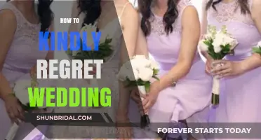 Graciously Declining a Wedding Invitation: A Guide to Kind Regrets