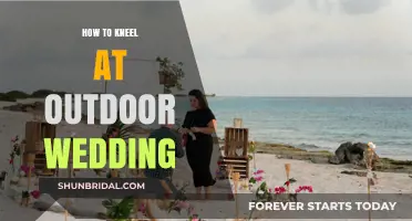 Graceful Kneeling Tips for Outdoor Weddings: Comfort and Elegance