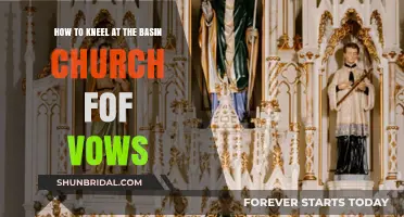 Kneeling at the Basin Church: A Guide to Vow Ceremonies