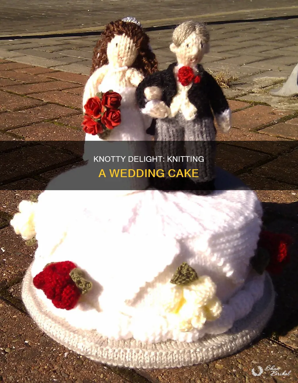 how to knit a wedding cake