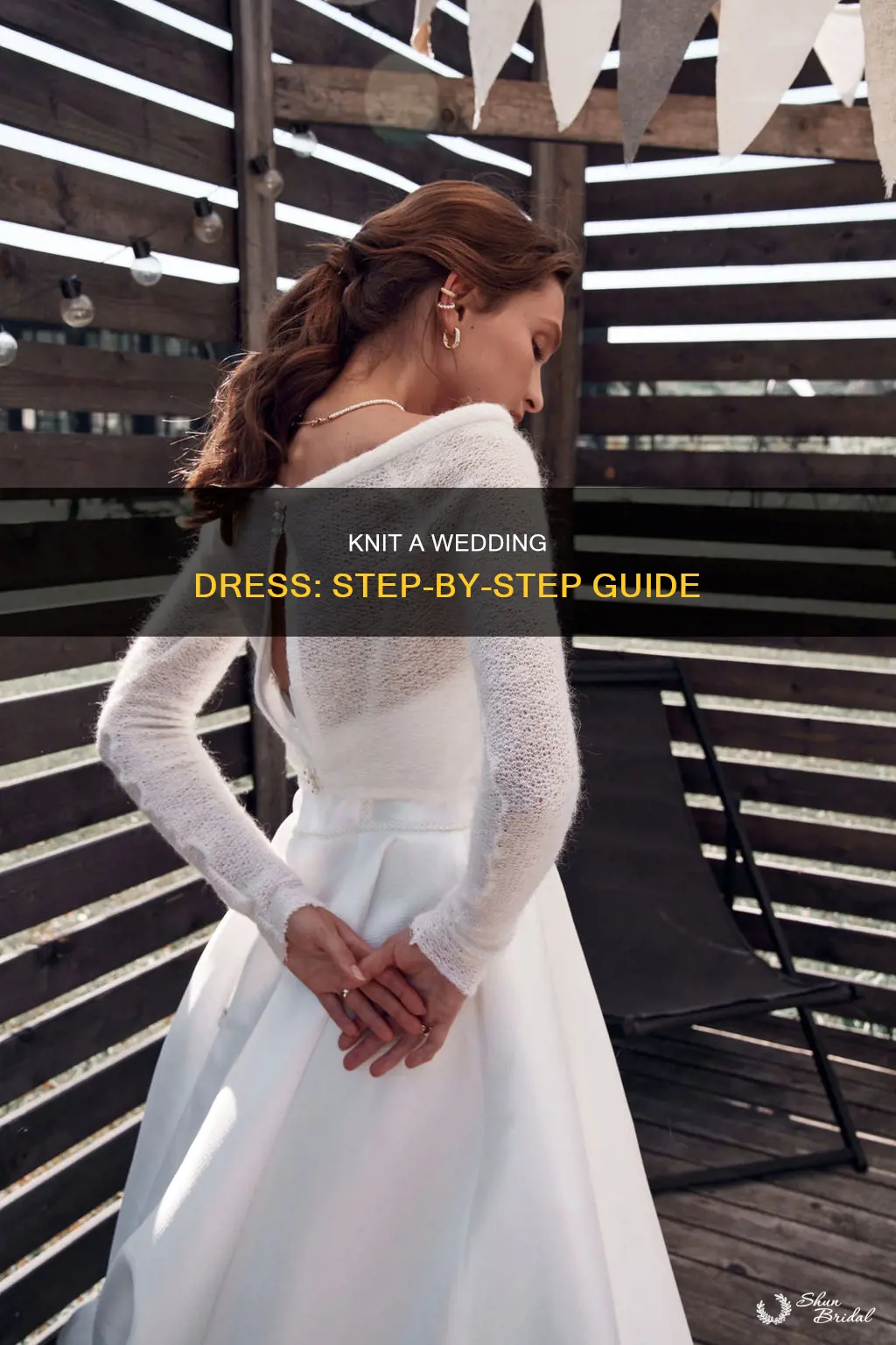 how to knit a wedding dress