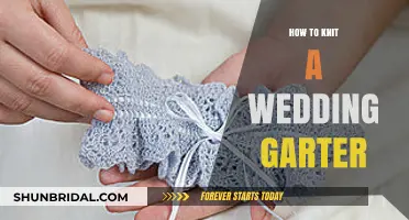 Elegant DIY Wedding Garter: Knitting Tutorial for Your Special Day