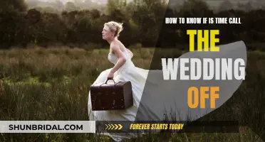 Wedding Jitters: When to Call it Quits