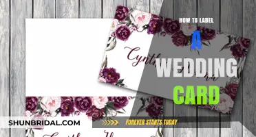 Elegant Wedding Card Labeling: Tips for Personalized and Thoughtful Messages