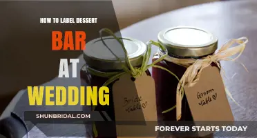 Sweet Celebrations: Creative Tips for Labeling Your Wedding Dessert Bar