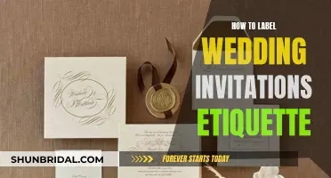 Wedding Invitation Etiquette: Labeling Your Guest List