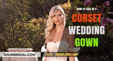 Mastering the Art of Lacing a Corset Wedding Gown Perfectly