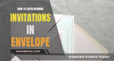 Layering Wedding Invites: A Guide to Envelope Insertion