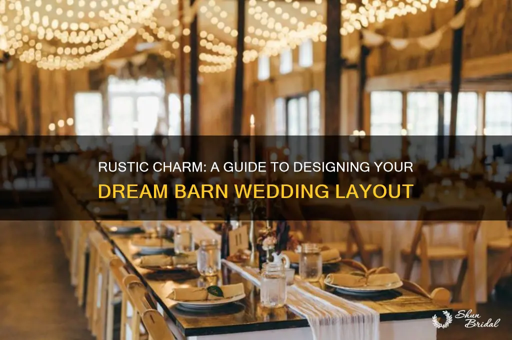 how to layout a barn wedding