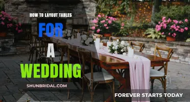 Elegant Wedding Table Layouts: Tips for a Perfect Reception Setup