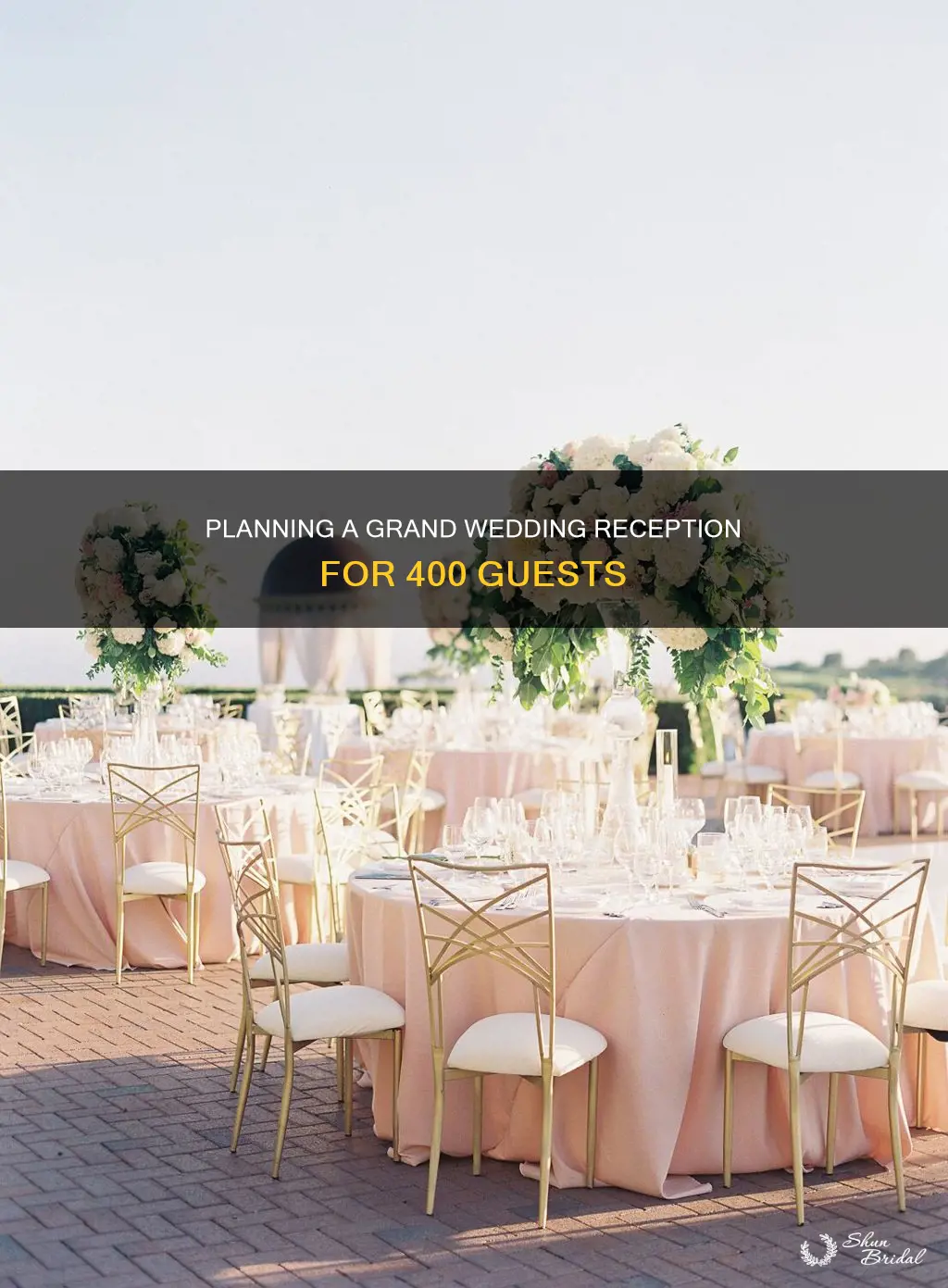 how to layout wedding reception for 400 guests