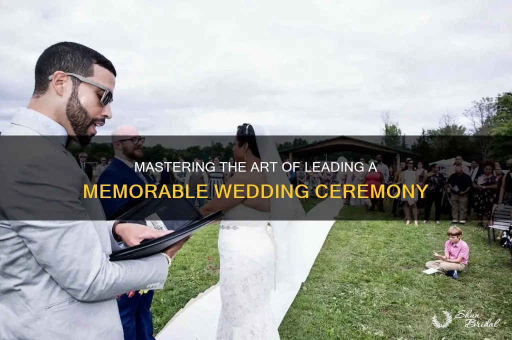 how to lead a wedding ceremony