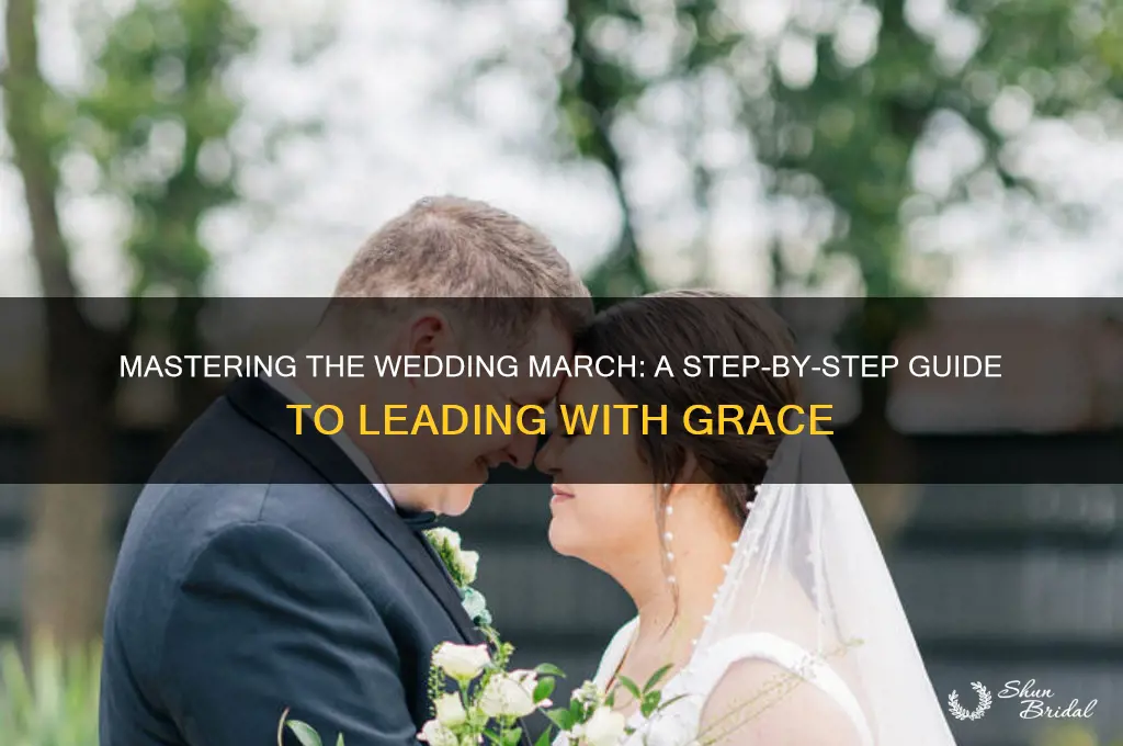 how to lead a wedding march