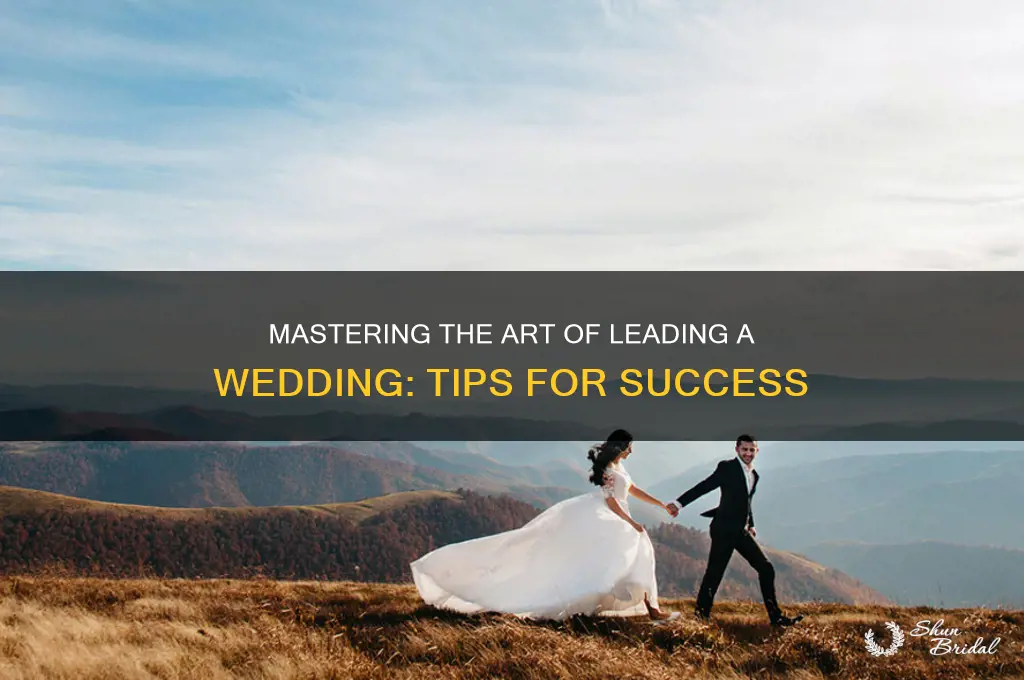 how to lead at wedding