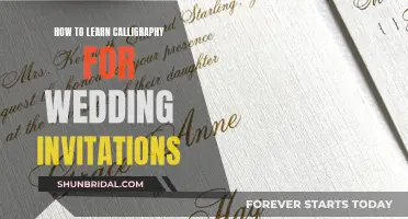 Mastering Wedding Invitation Calligraphy: A Beginner's Guide