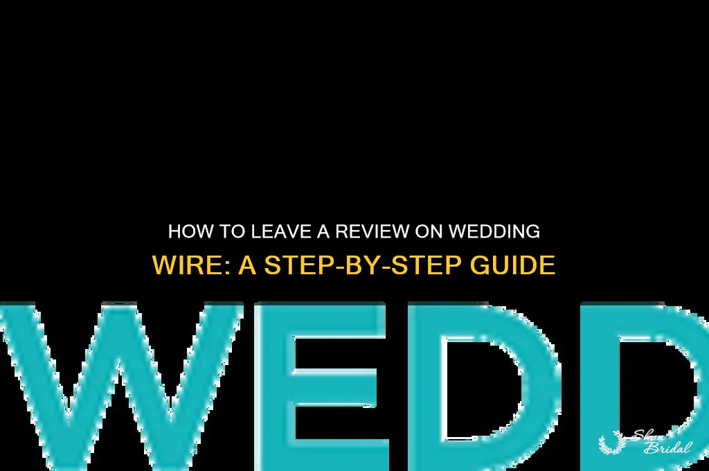 how to leave a review on wedding wire