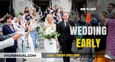 Graceful Exit: Tips for Leaving a Wedding Early Without Offending