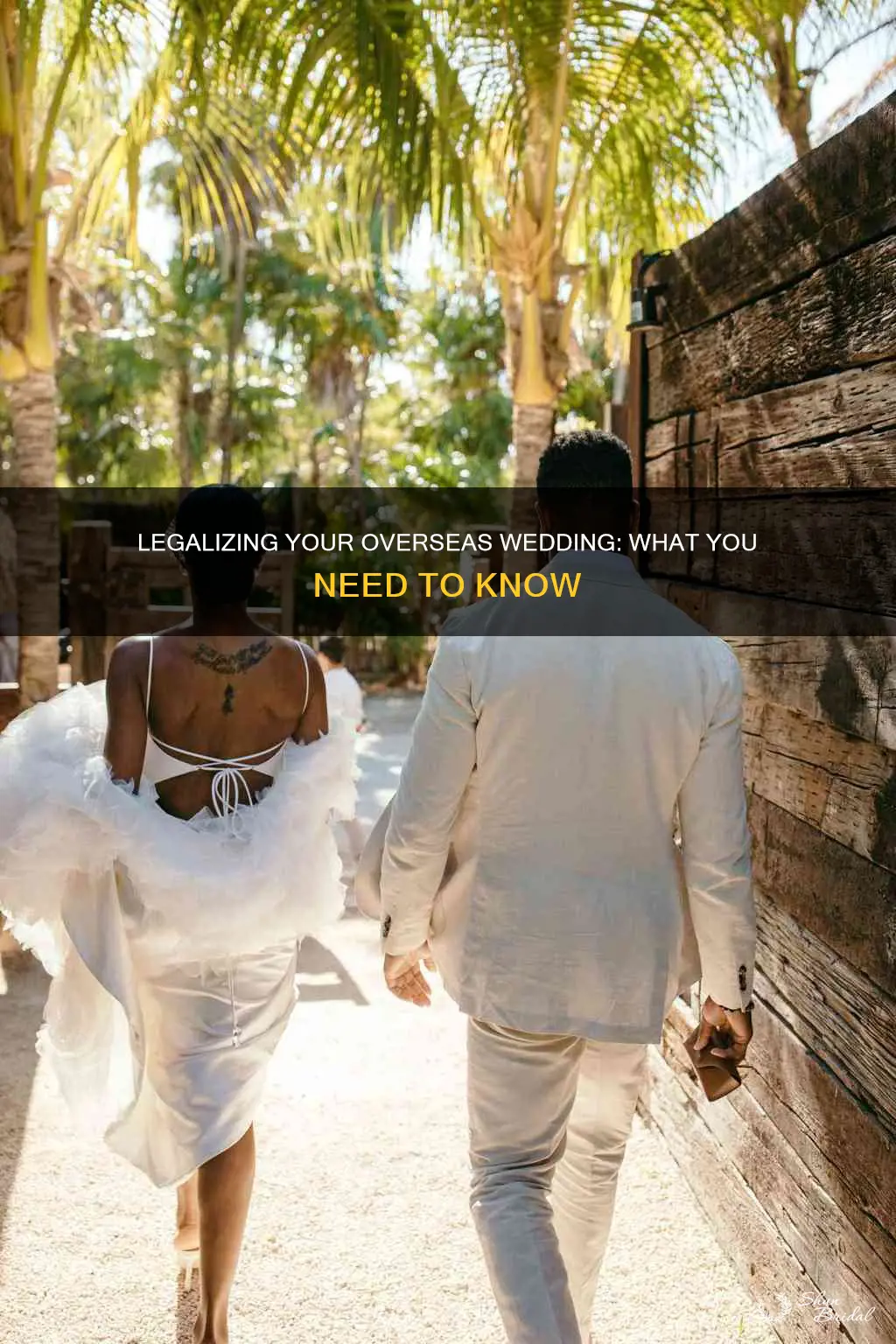 how to legalize a wedding done overseas