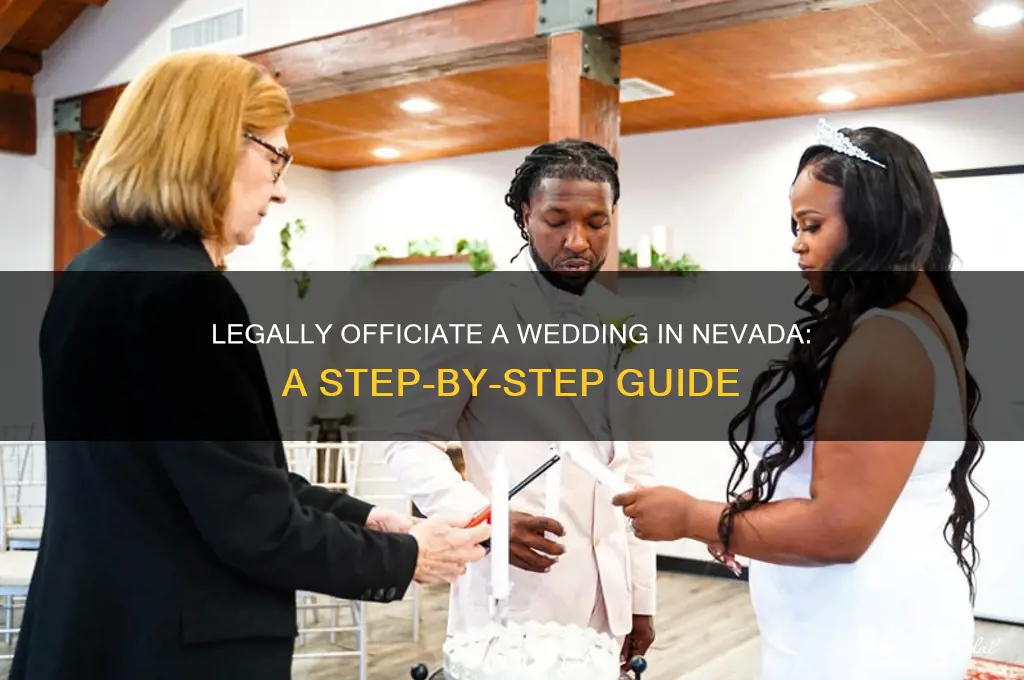 how to legally officiate a wedding in nevada