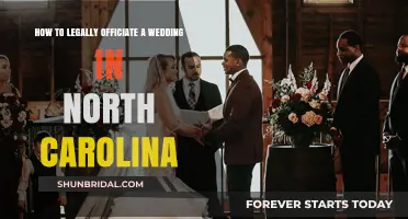 Legally Officiating Weddings in North Carolina: A Step-by-Step Guide