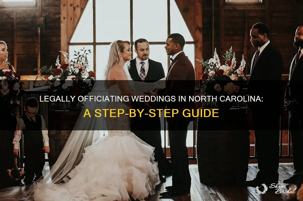 how to legally officiate a wedding in north carolina