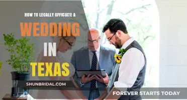 Legally Officiate a Texas Wedding: Step-by-Step Guide to Success