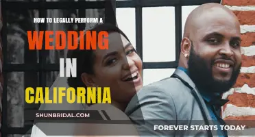 Legally Perform a Wedding in California: A Step-by-Step Guide