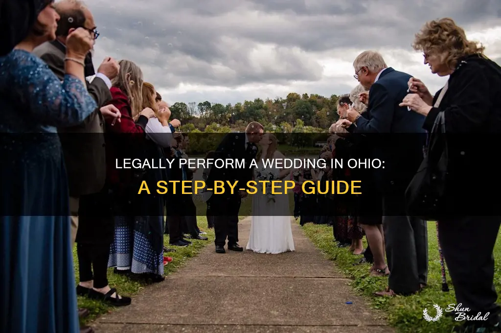 how to legally perform a wedding in Ohio