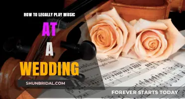 Legally Playing Music at Your Wedding: A Step-by-Step Guide