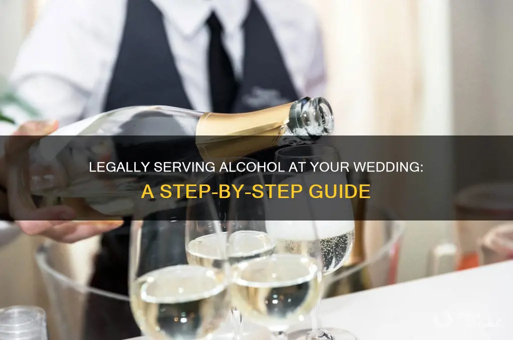 how to legally serve alcohol at a wedding