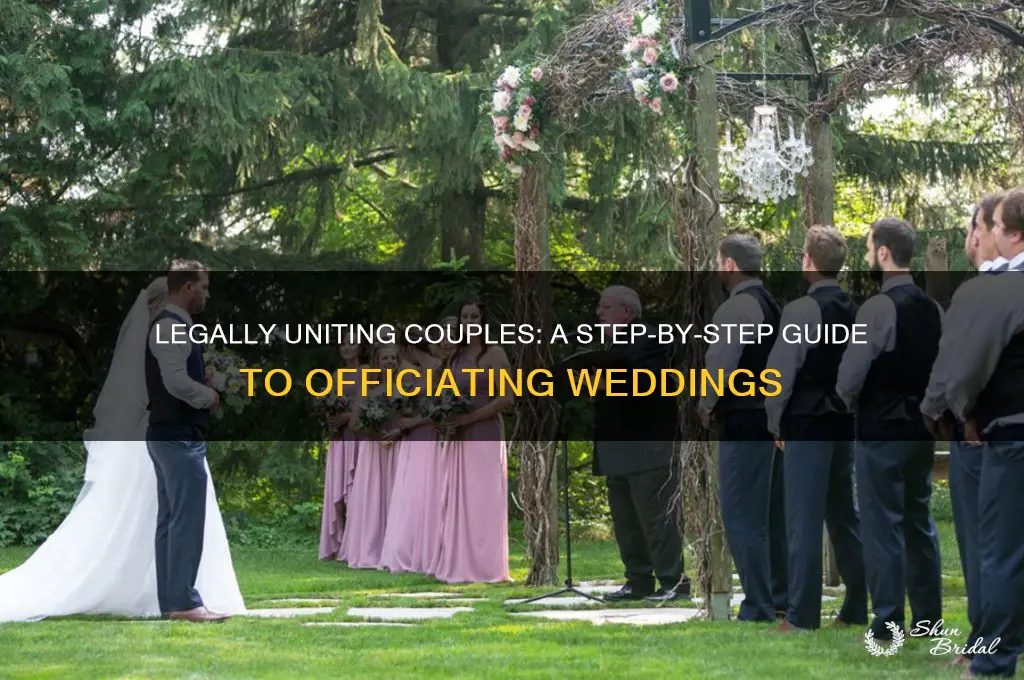 how to legally wed people