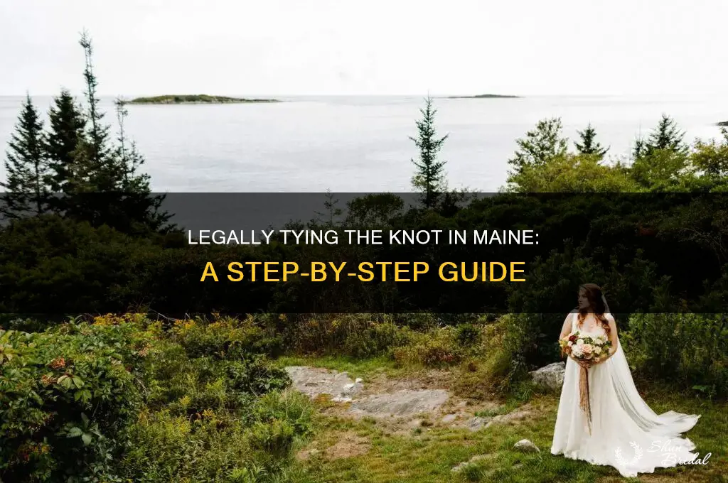 how to legally wed someone in Maine